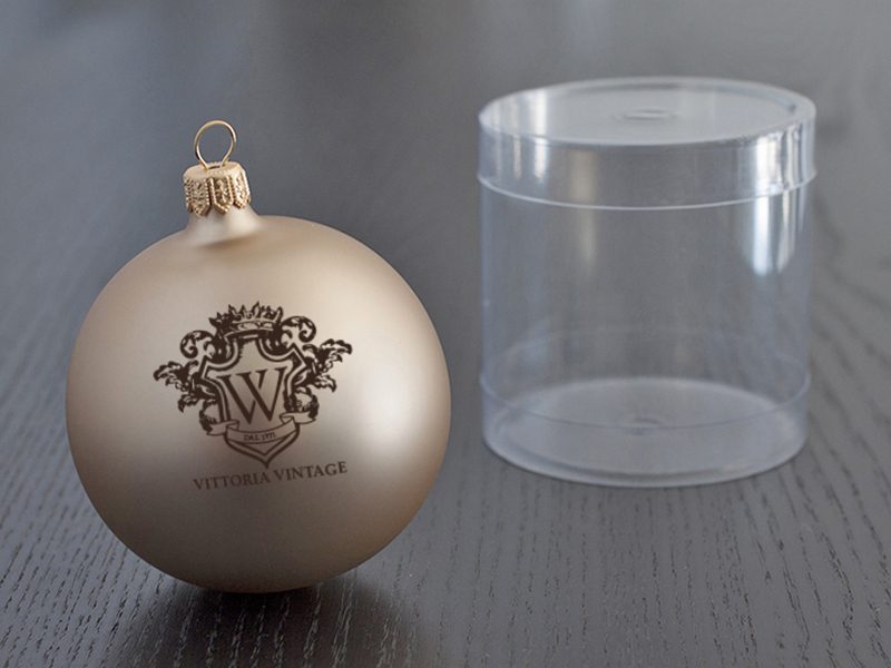 Pallina di natale personalizzata oro Pallina di natale personalizzata oro