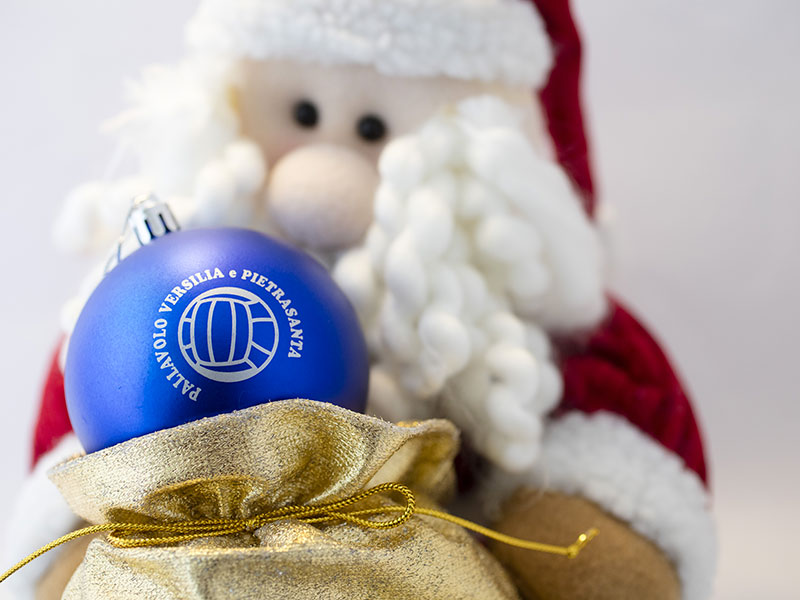 palla di natale in plastica blu per associazione sportiva palla di natale in plastica blu per associazione sportiva