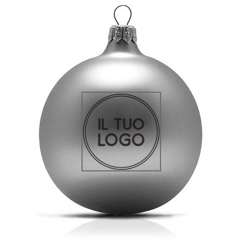 pallina di natale personalizzata con il tuo logo