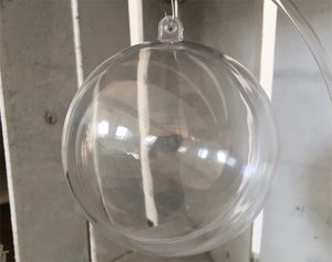 Palline Di Natale Trasparenti Con Foto.Palline Di Natale Trasparenti Apribili Personalizzate In Plastica