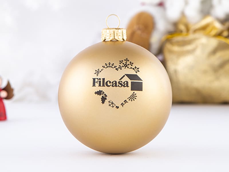 Palline Di Natale Personalizzate Vetro Palline di Natale Personalizzate | Vetro Soffiato e Plastica
