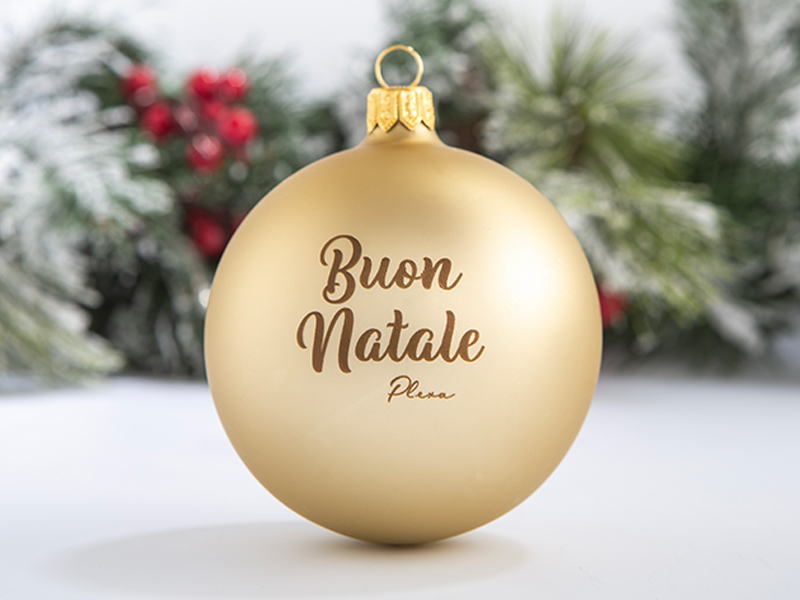 Decorare Palline Natale.Palline Di Natale Personalizzate Con Logo Rendi Unico Il Natale