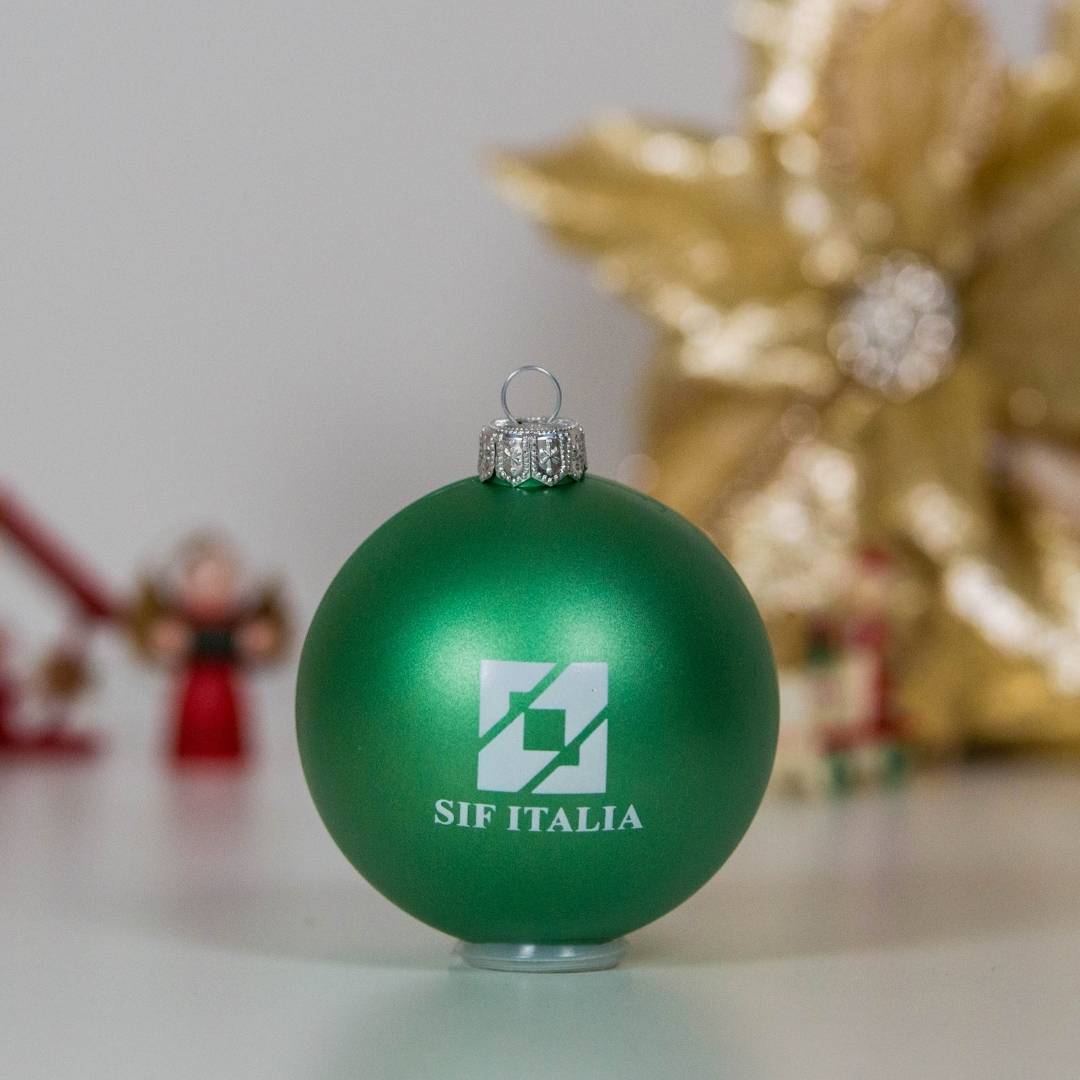 Pallina di Natale Personalizzata - Gadget Aziendale - Regalo Aziendale - SIF Italia